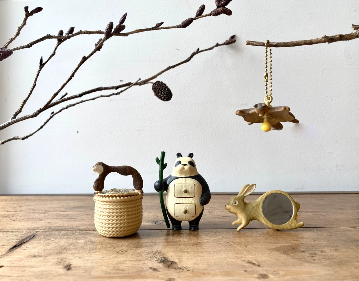 TakaraTomyArts KIYATA Miniaturkollektion Kapselspielzeug, Tiere, Holz - Bild 2