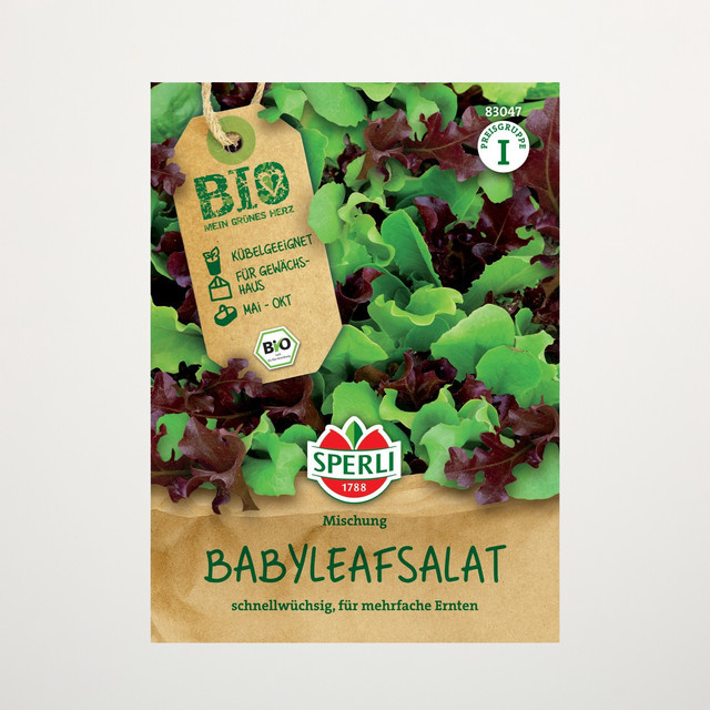 Sperli Babyleafsalat Mesclun Mischung Bio Gemüsesaat - Bild 1