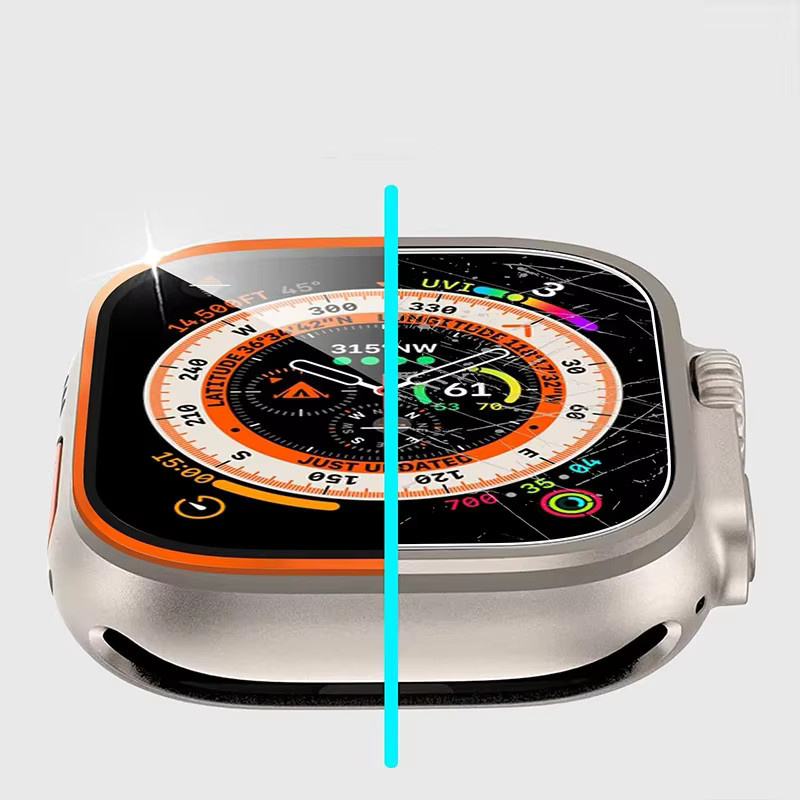 Apple Displayschutzfolie HD-Hartglas für Apple Watch Ultra 49 mm - Bild 3