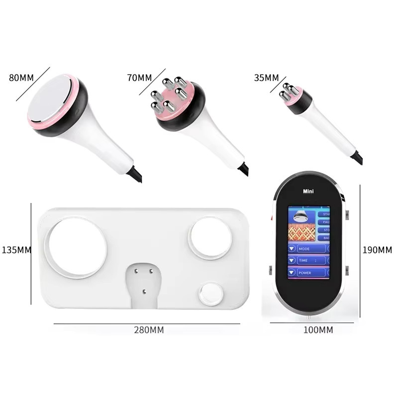 Beemyi RF & EMS 3in1 Ultraschall Kavitation Massagegerät, Körper & Gesicht, Unisex - Bild 2
