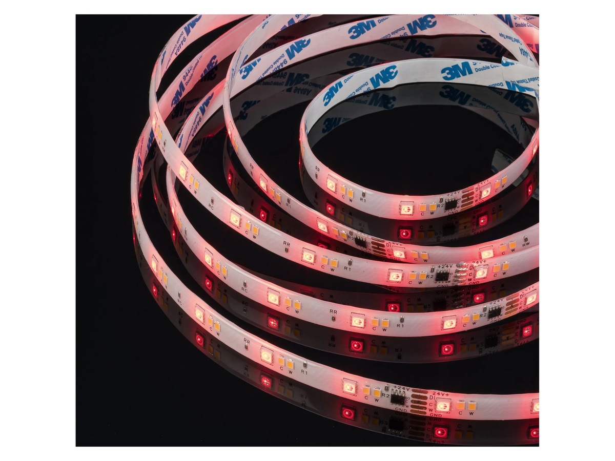 LIVARNO HOME RGB LED-Streifen Multicolor, selbstklebend, dimmbar mit Fernbedienung - Bild 2