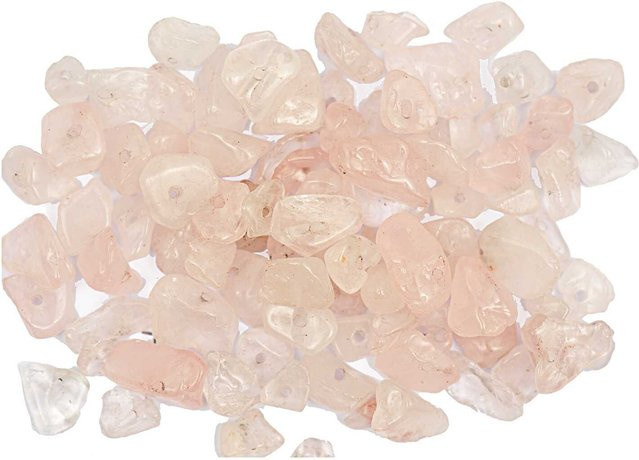 Rico Design Halbedelstein Splitter, Rosenquarz, 18g - Bild 1