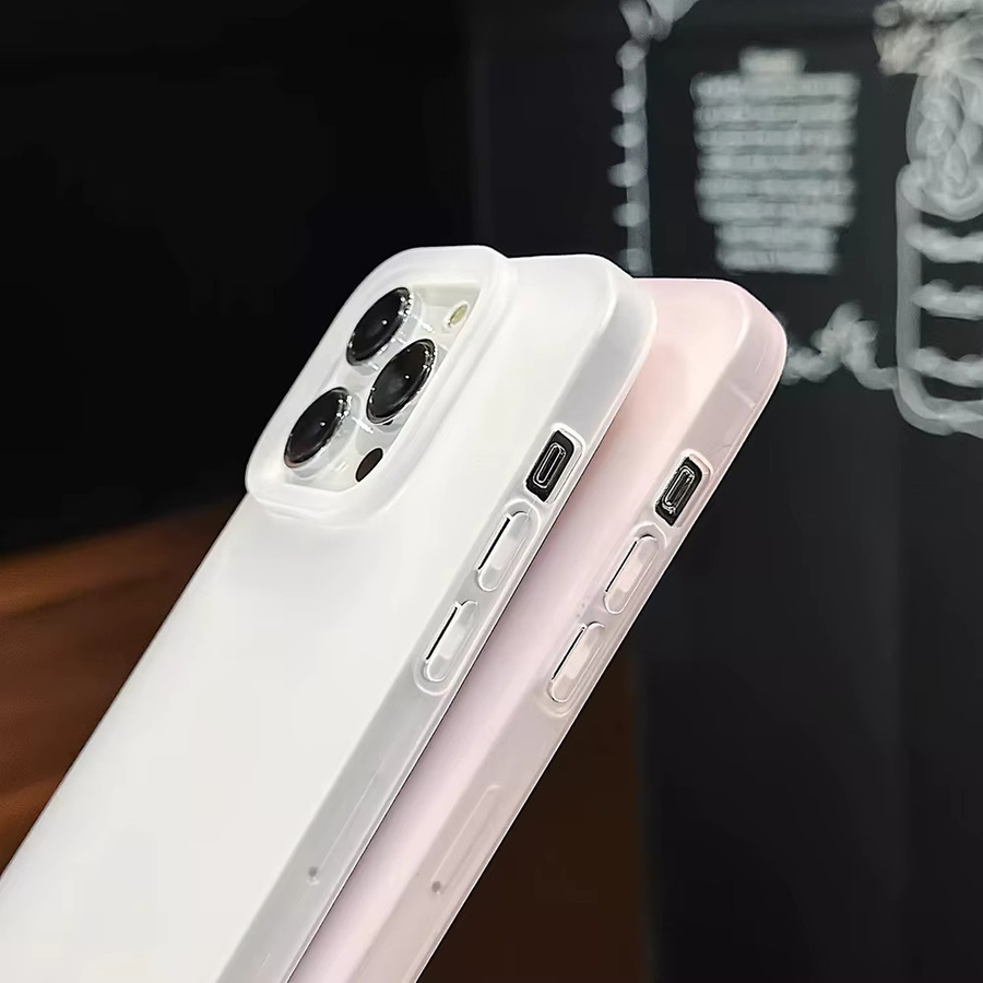 Caynes Stoßfeste Handyhülle in Pink und Transparent für iPhone 16 Pro Max 15 Pro 14 13 12 11 und 16 Plus - Bild 3