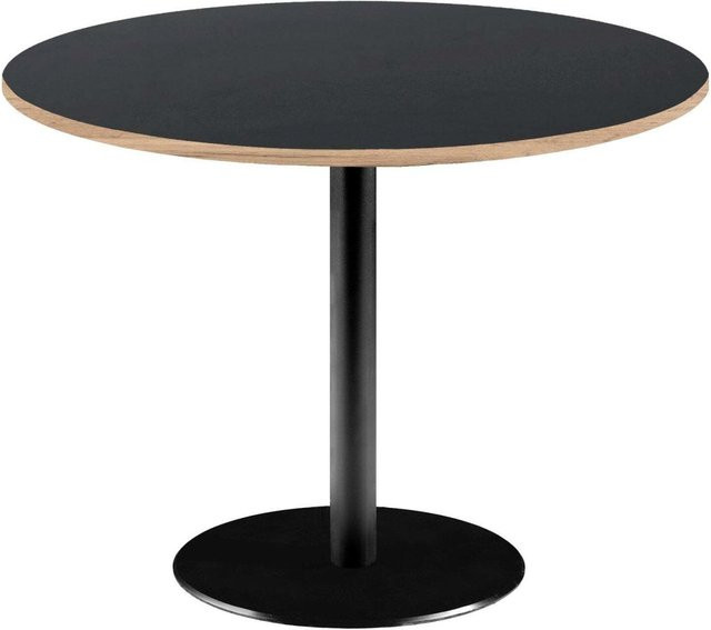 RestooTab Tisch Rome XL rund, schwarz, Höhe: 75 cm, Durchmesser: 120 cm - Bild 1