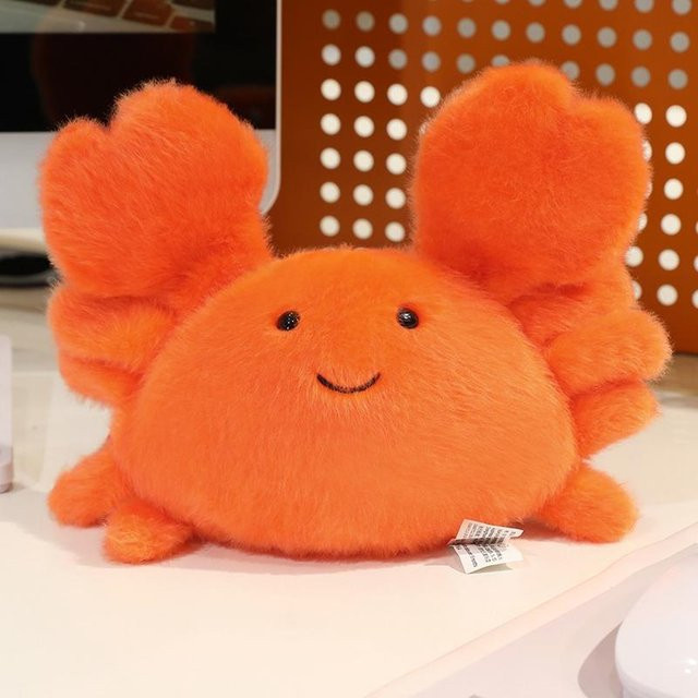 Yiran toy Mini Meerestiere Plüschtiere, Krabbe Oktopus Hummer Seegurke - Bild 1