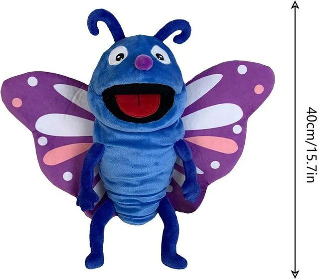 BC Pet Supplies Handpuppen Insekten Tier Raupe Marienkäfer, Plüsch, ab 14 Jahren - Bild 1