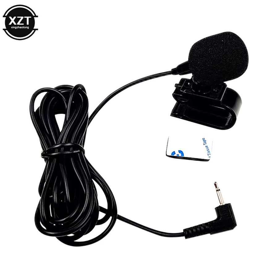 WYMECT Automikrofon mit 3,5 mm Ellenbogenstecker in Schwarz für Auto-DVD-Radio und Autotelefonie - Bild 2
