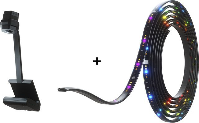 Nanoleaf 4D TV Screen Mirror + Lightstrips Starter-Set für TVs bis 65 Zoll in Schwarz - Bild 1