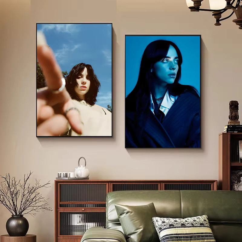 Potdemiel B-Billie Trendy Star Portrait Leinwand Poster ungerahmt - Bild 2