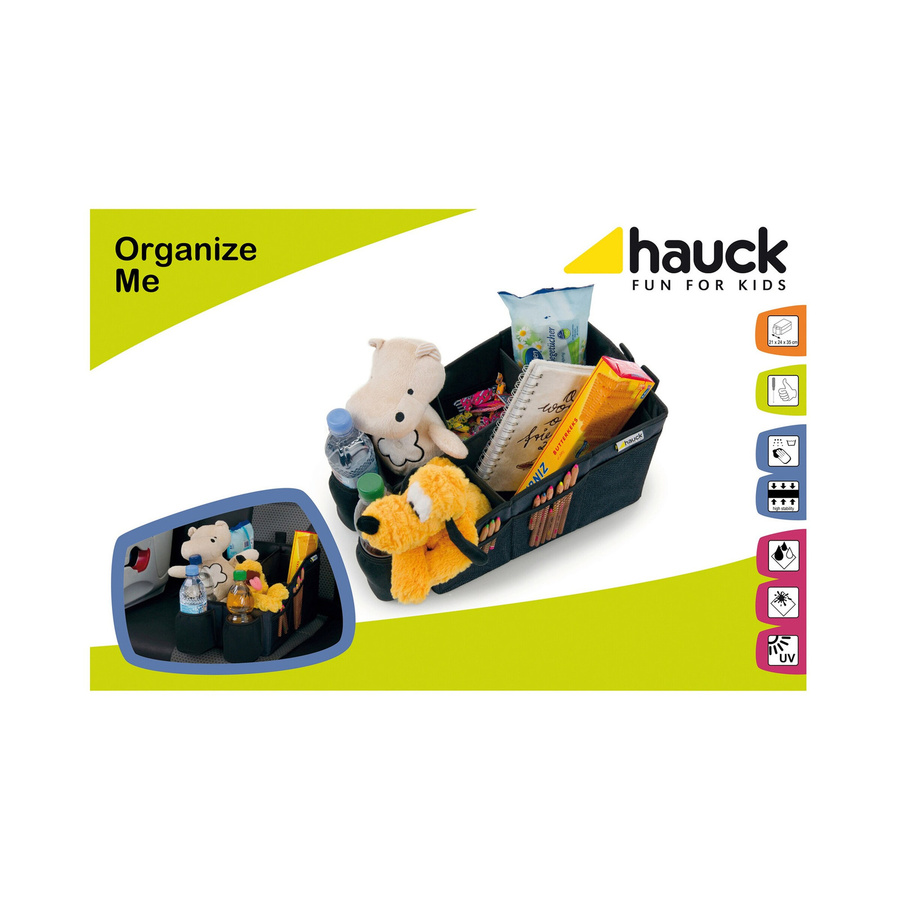 Hauck Aufbewahrungstasche Organize Me für die PKW-Rücksitzbank in Schwarz, B/T/H: 35,0 x 21,0 x 24,0 cm - Bild 3