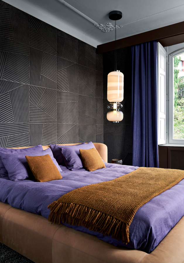 Arte International Tapete Shibumi Seal in Grau mit abstraktem Streifenmuster aus Vlies und Textil - Bild 1