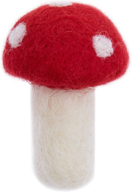 Rico Design Filz Pilz rund rot Durchmesser: 6 cm, Höhe: 4 cm - Bild 1