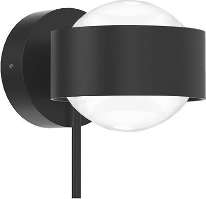 Top Light Puk! 80 Wall Avantgarde LED-Wandleuchte in Anthrazit matt mit warmweißem Licht (2700K) - Bild 1