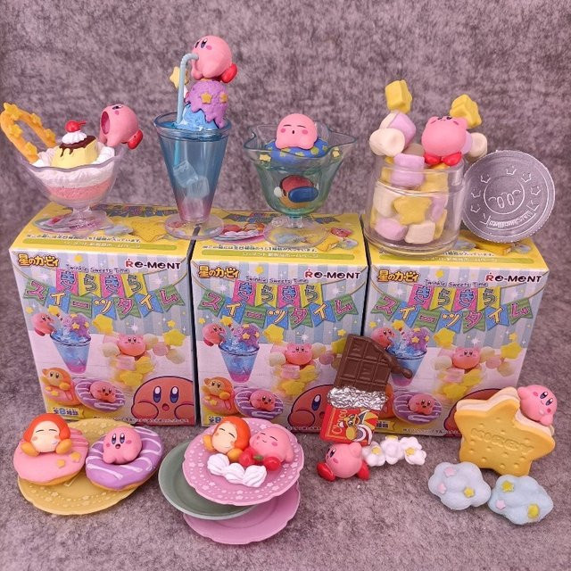 re-ment Kirby Tee-Dessert-Eiscreme Blindbox-Spielzeug, Actionfiguren, Bunt / Mehrfarbig - Bild 1