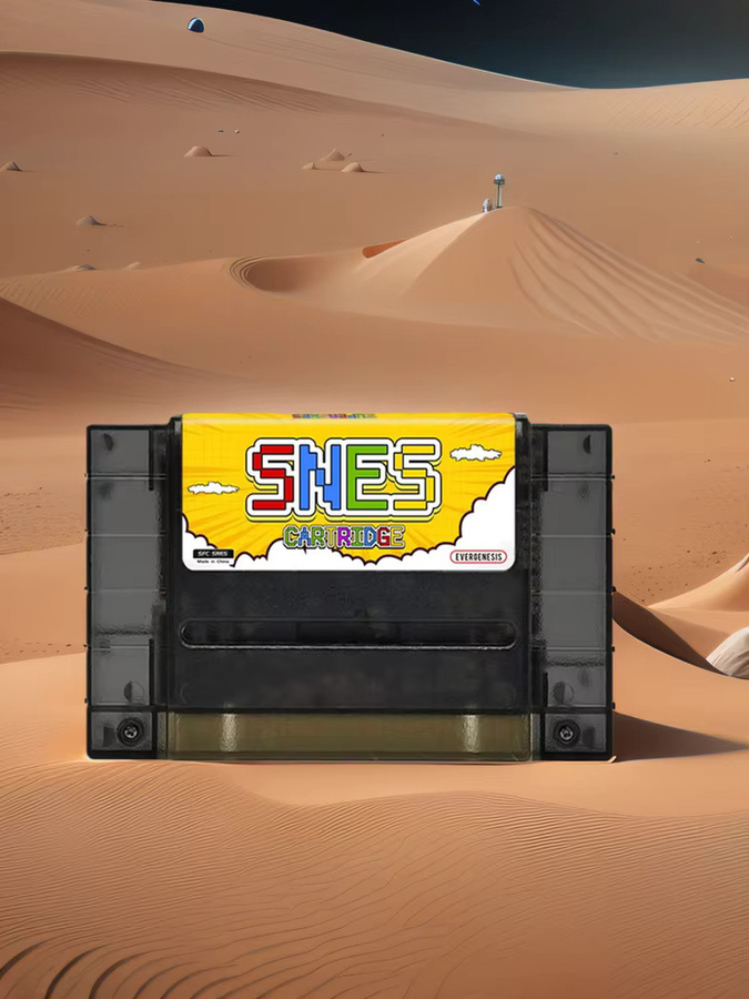 EVERGENESIS 3000 in 1 V12 SNES Spielkarte mit 8 GB TF-Karte, SFC Super Famicom Spielkassette für Retro-Konsolen, Schwarz - Bild 5