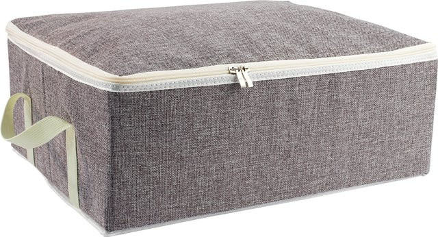 Genialo Textil-Tasche in Grau mit Henkeln, B/T/H: 45,0 x 18,0 cm - Bild 1