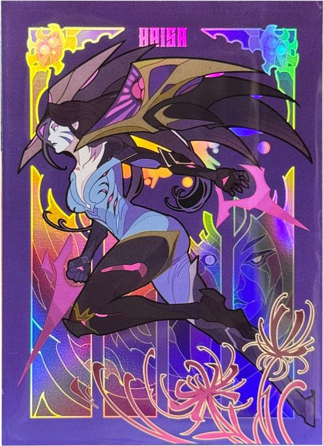 Riftbound Kaisa Holographische Kartenhüllen, Anime-Mädchen, 60 Stück - Bild 1