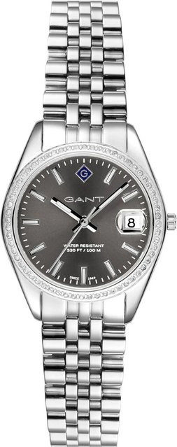 Gant Armbanduhr Sussex Mini, Quarz, Edelstahl, 28 mm, Damen, Grau - Bild 1