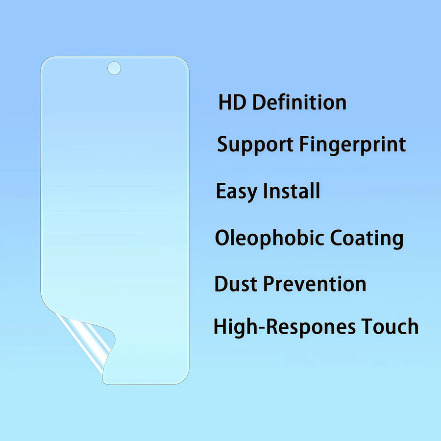 2er-Pack flexible Hydrogelfolie für OnePlus 15 13 12 11 Displayschutzfolie transparent - Bild 2