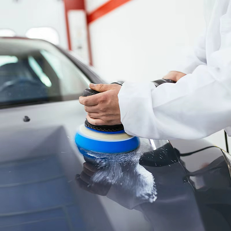 Toorise 5er Set Auto Polierpads mit Selbstkleber aus Schwamm und Wolle in Multicolour für Bohrer und Poliergeräte - Bild 2