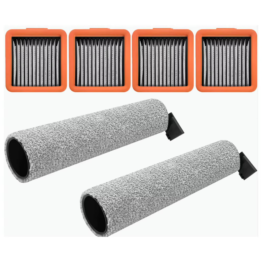 OSSIEAO Ersatzteil-Set für UWANT Saugroboter mit Hauptrollenbürste und HEPA-Filter, kompatibel mit D100, D100 PRO, D500, D500 PRO, D600 und D800 - Bild 4
