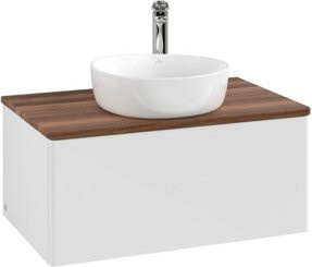 V&B Waschtischunterschrank Antao mit Beleuchtung, Farbe: Weiß, B/T/H: 80 x 50 x 36 cm - Bild 1