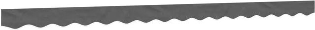 vidaXL Markisenvolant aus Polyester in Anthrazit Gestreift, Breite: 4 m - Bild 1