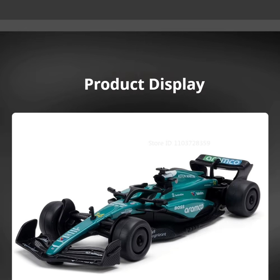 RMZ city F1 Valkyrie Sportwagen, Miniatur-Spielzeugmodell, 1:43, Metall, Grün - Bild 3