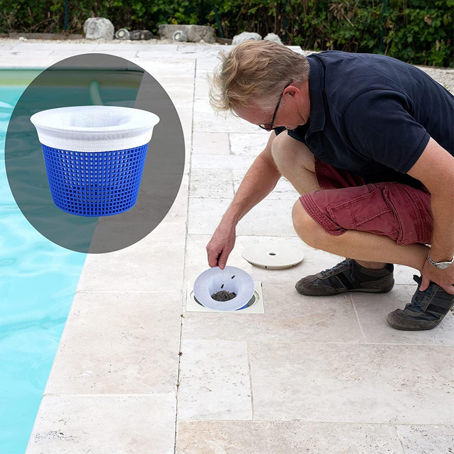 Cyprinoid Pool Skimmer Filtersocken aus Nylon mit ultrafeinem Mesh-Netz für die Poolwartung, 10 Stück - Bild 3