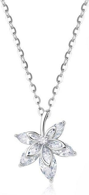 Lucky Star Jewelry Ahornblatt-Halskette, Edelstahl, Damen - Bild 1