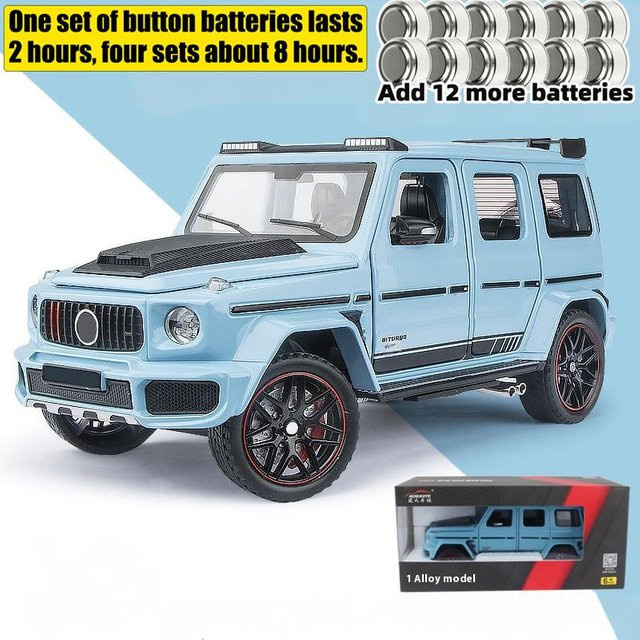 Linyi toy car Mercedes Benz G800, Druckgussmodell, 1:24, Metall, ab 14 Jahren - Bild 1
