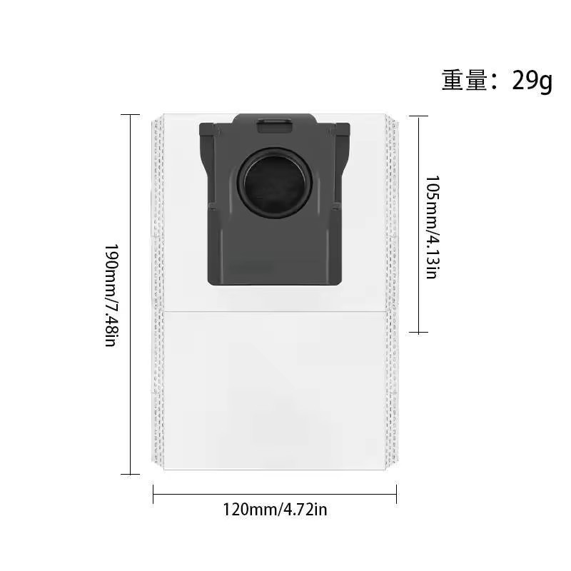 Wellmi Zubehör Kit für Dreame L40 Ultra, X40 Ultra und X40 Pro mit Hauptbürsten, Staubbeuteln, Mopptüchern und HEPA-Filtern - Bild 2