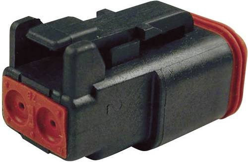 TE Connectivity DT 06-2S-CE06 Rundstecker Buchse, gerade, 2-polig, Schwarz - Bild 1