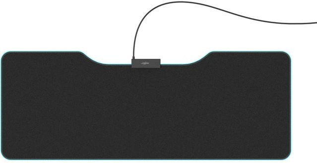 uRage Gaming-Mauspad Lethality 450 Illuminated in Schwarz mit USB-A und USB-C Anschluss - Bild 1
