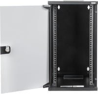 Digitus Wandgehäuse 10 Zoll Netzwerkschrank 12 HE Schwarz RAL 9005 B/T: 312 x 300 mm - Bild 1