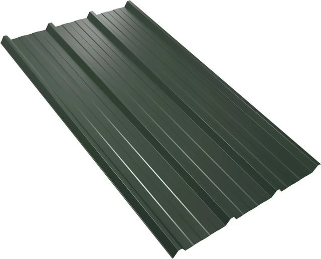 Weckman Trapezblech W45 in Nadelgrün, B: 175,0 cm, T: 106,9 cm, H: 0,75 mm - Bild 1