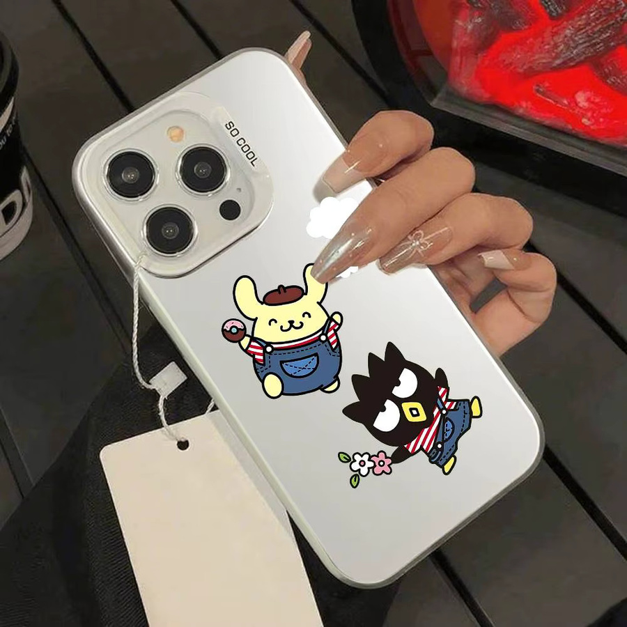 Moetch Maru Kawaii Handyhülle für iPhone 11 bis iPhone 17 Pro Max Plus, stoßfeste Rückseite, Farbe Silber - Bild 5
