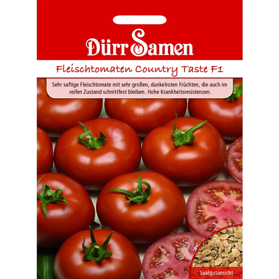 Dürr Samen Fleisch-Tomaten Country Taste F1 Saatgut - Bild 2