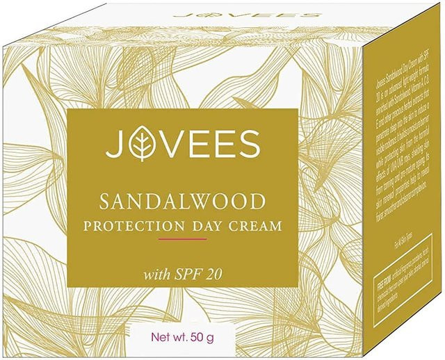 Jovees Herbal Sandelholz Tagescreme LSF 20, 50 g, Normale bis Trockene Haut - Bild 1