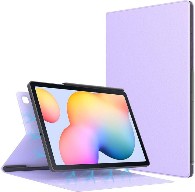 Ultra-schlanke Smart-Folio Magnet-Schutzhülle für Galaxy Tab S6 Lite 10.4 in Lila - Bild 1