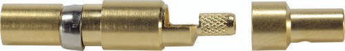 HARTING Koaxialkontakt 09030006181 aus Messing mit Goldbeschichtung - Bild 1
