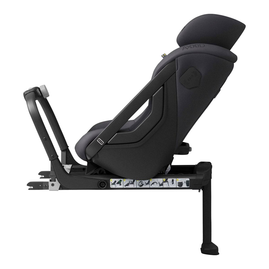Axkid Kindersitz One 3 in Grau mit ISOFIX und i-Size für 100 bis 150 cm Körpergröße - Bild 3