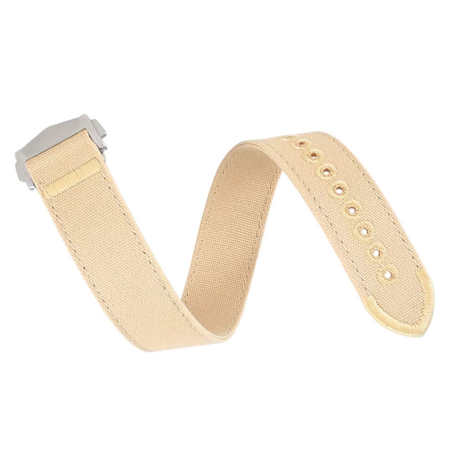 BANDSMAN Uhrenarmband Canvas, Schwarz, Khaki, Grün, Herren - Bild 2