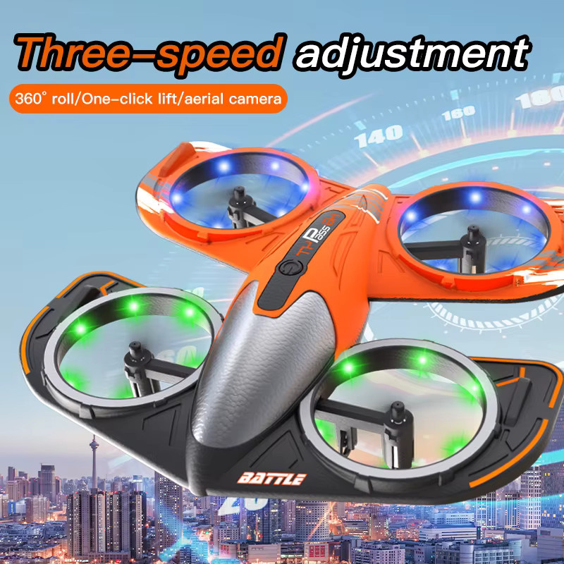 CONUSEA Q1 RC Drone Quadcopter, mit Bildschirm und Fernbedienung, HD 480P Fotografie, Höhe Fixierung - Bild 4