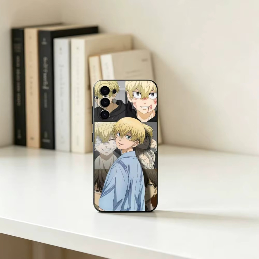 Handyhülle Anime Tokyo Chifuyu Matsuno für Samsung Galaxy S25 S24 S23 S22 S21 S20 Ultra Plus FE Lite Note 10 in Schwarz - Bild 2