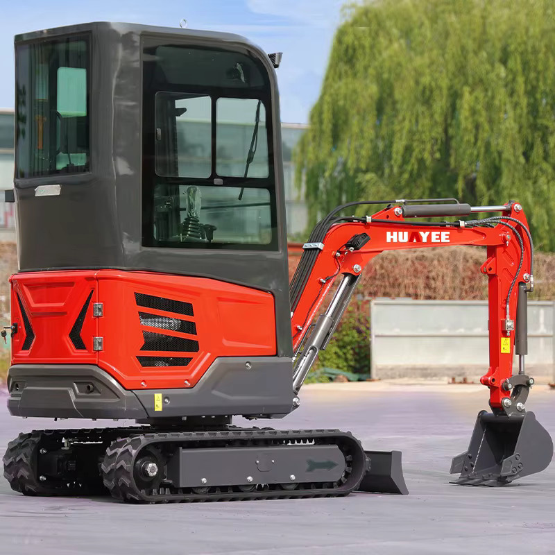 Huayee Mini-Raupenbagger 1,8 Tonnen in Rot mit Euro-5-Emissionsstandard - Bild 3