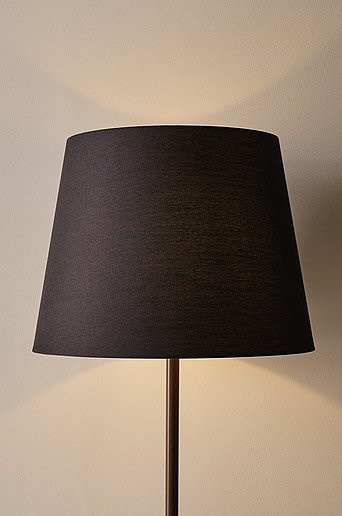 Jotex Lampenschirm Melia in Schwarz, Kegelform, Durchmesser: 40 cm - Bild 1