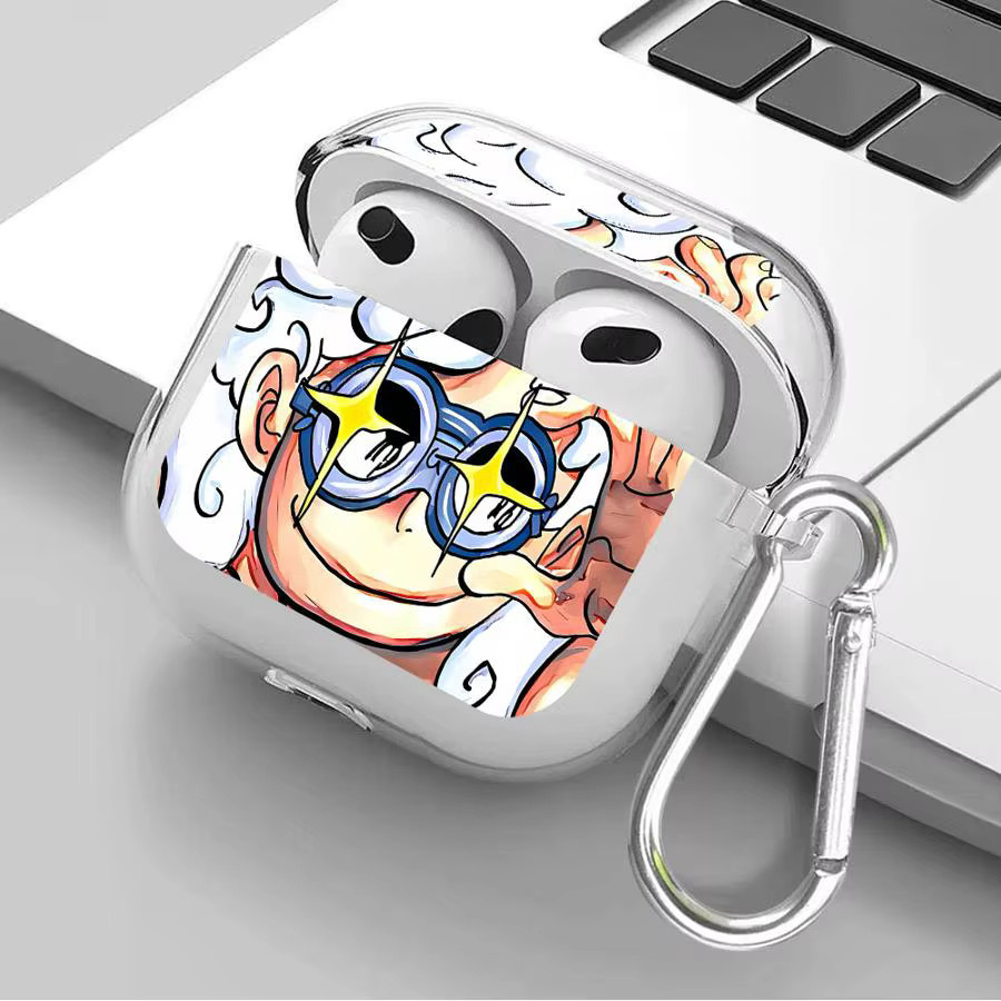 Transparente Anime One Piece Kopfhörerhülle für Apple AirPods 1, 2, 3 und Pro/Pro 2/Pro 3 - Bild 2