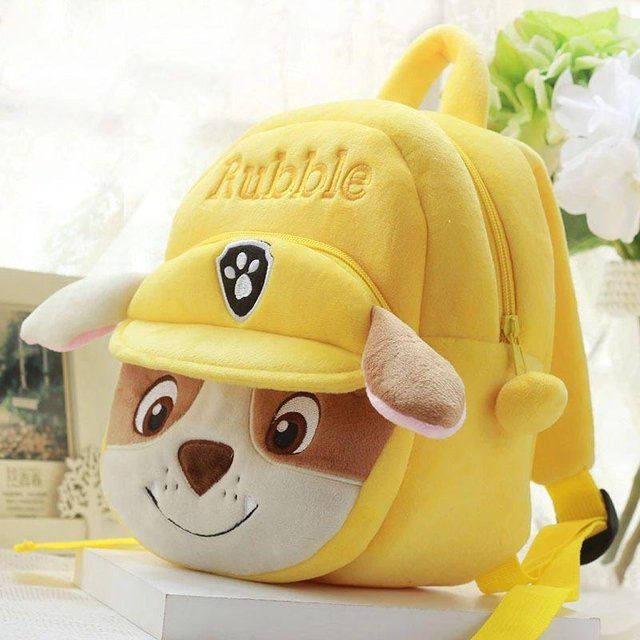 Paw Patrol Plüschrucksack Rubble, Weiche Umhängetasche - Bild 1
