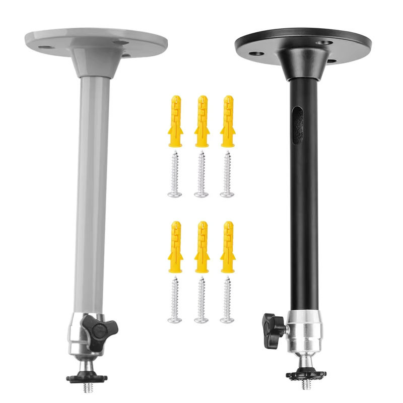 ThundeaL Verstellbare Metall-Projektorhalterung und Kameraaufhängung mit 1/4 Zoll Schraubenloch, Schwarz oder Weiß, Höhe: 21 cm - Bild 2